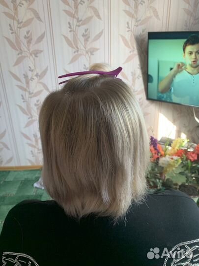 Наращивание волос на дому