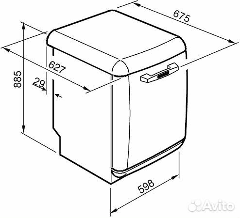 Посудомоечная машина Smeg lvfabpb