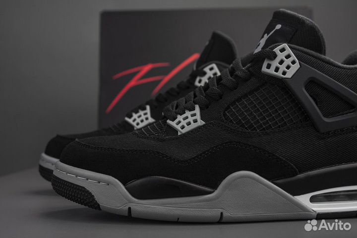 Nike Air Jordan 4 Retro SE Black Canvas