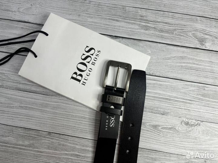 Ремень кожаный брендовый мужской