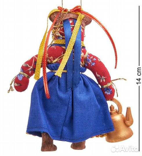 Кукла подвесная Медведица с чайником и баранками A2186914