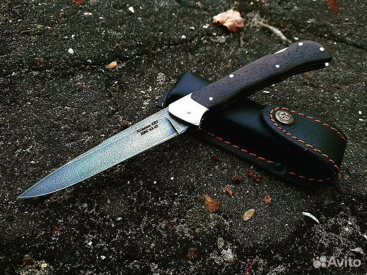 Нож складной из сверхтвёрдой кованой стали 63-65ед
