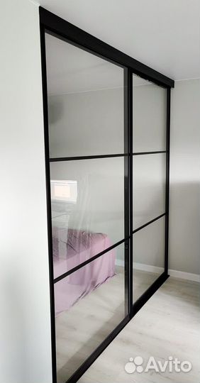 Раздвижные перегородки для зонирования. Двери купе