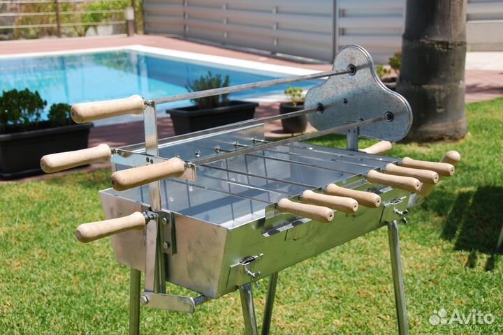 Мангал барбекю автоматический