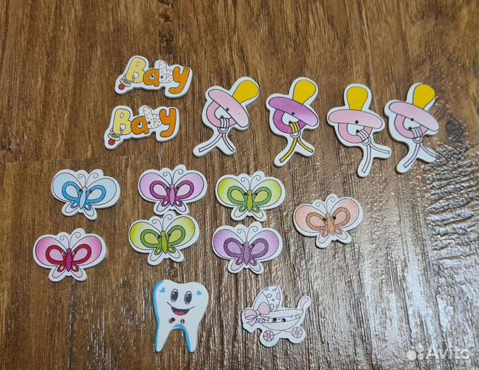 Бумага и декор. элементы для скрапбукинга