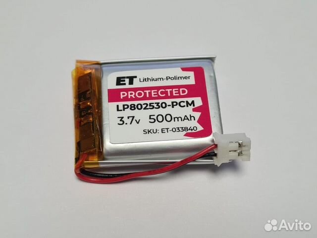 Аккумулятор ET LP802530-PCM