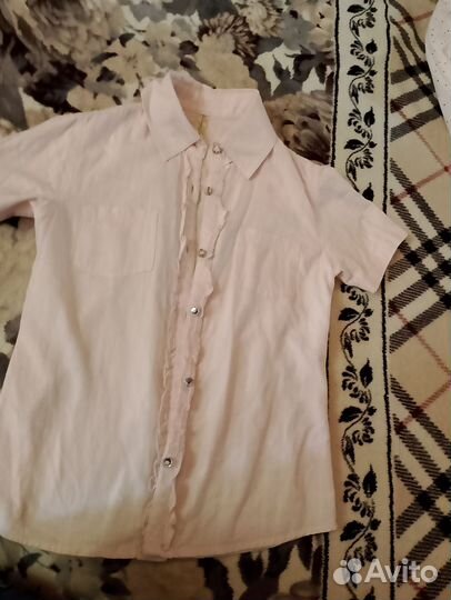 Блузка школьная 128