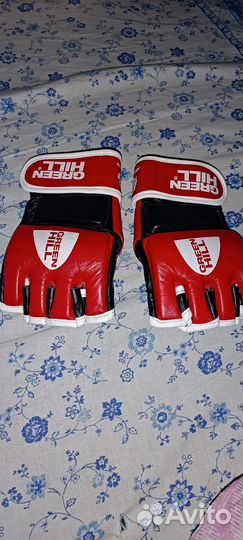 Перчатки для мма green hill