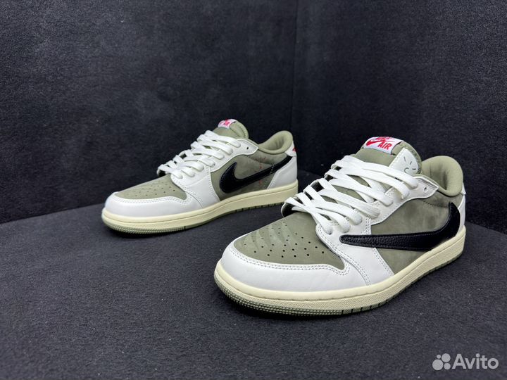 Nike Air Jordan 1 low x Travis Scott Medium Olive