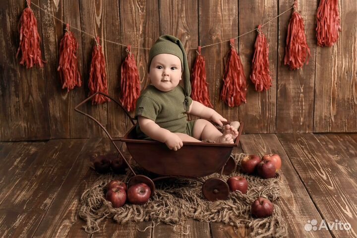 Фотосессия на 1-2 года (Крушение первого тортика)