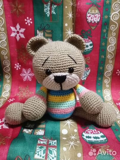 Вязанная игрушка. Мишка Тедди