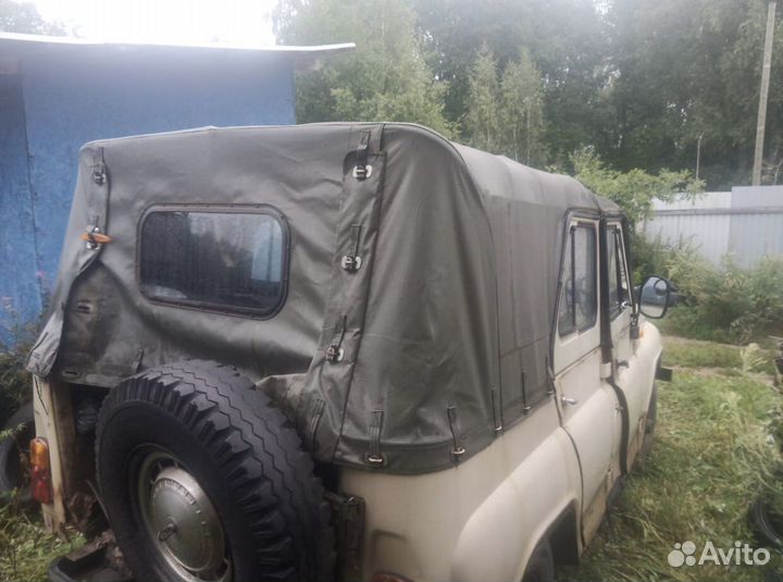 Тент с каркасом УАЗ