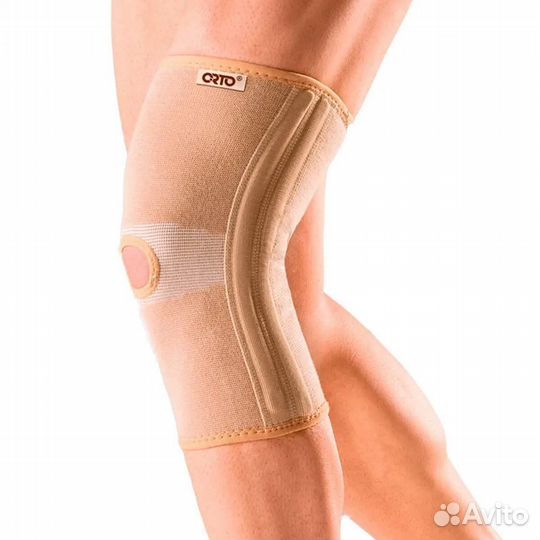 Бандаж ортопедический на коленный сустав с гибкими