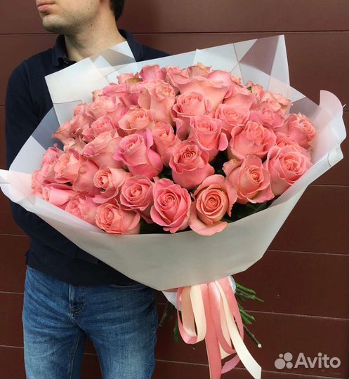 Цветы розы букет