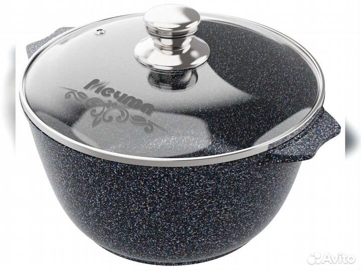 Кастрюля 8л Гранит star