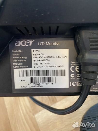 Монитор Asus с наушниками Croyn