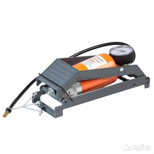 Насос воздушный 300 с манометром (ножной, механиче