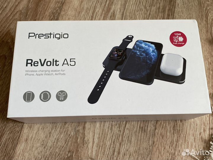Зу Prestigio ReVolt A5 Wireless iPhone Apple новое