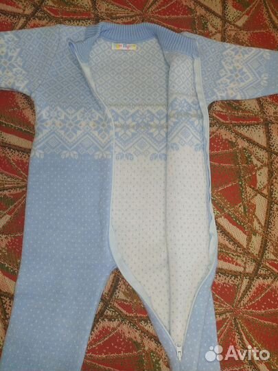 Комбинезон вязаный 74