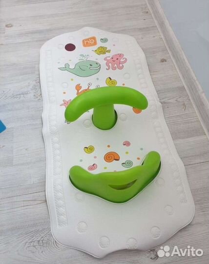 Happy baby коврик для купания с сиденьем