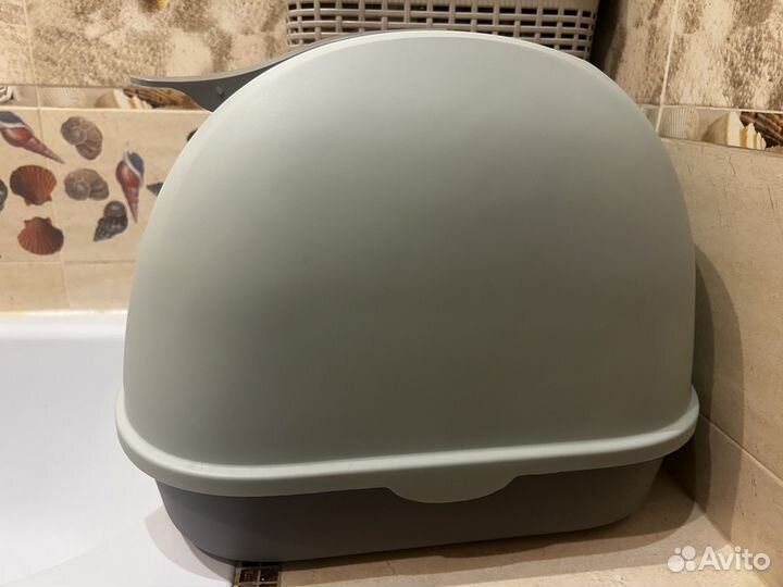 Кошачий туалет лоток домик