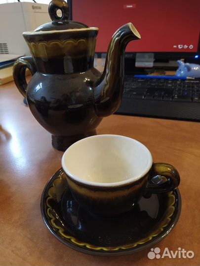 Чайный и кофейный сервизы керамика
