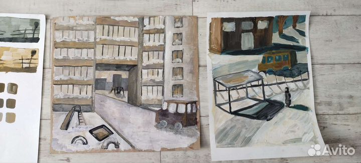 Рисунки/ этюды композиция