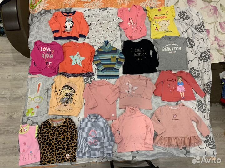 Детские вещи пакетом для девочки 80-86-92