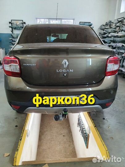 Фаркоп renault logan R114-A