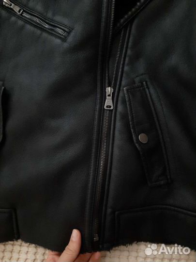 Дубленка zara для девочки