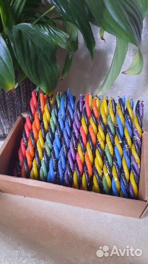 Свечи ручной работы из вощины