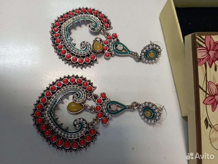 Индийские серьги