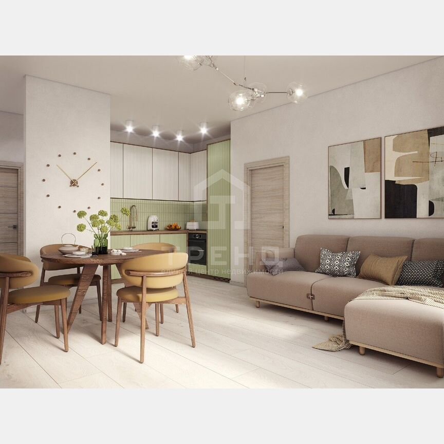 1-к. апартаменты, 34,6 м², 13/13 эт.