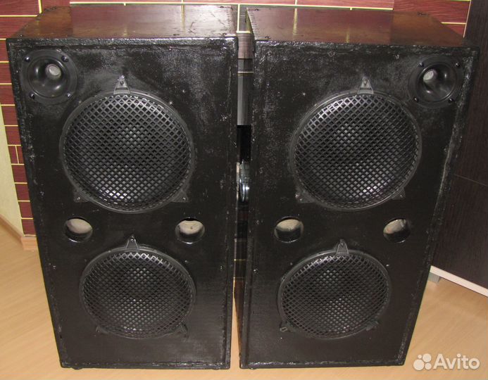 Колонки Pro 1050-4200W 2шт Акустика Dual-12