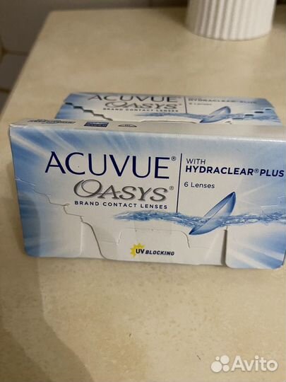 Линзы контактные acuvue oasis, -4,75