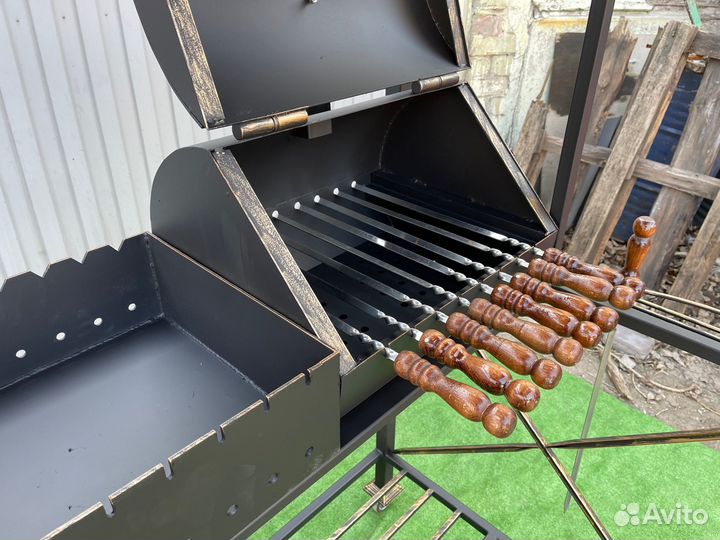 Гриль-барбекю №0556/23 с навесом и мангалом