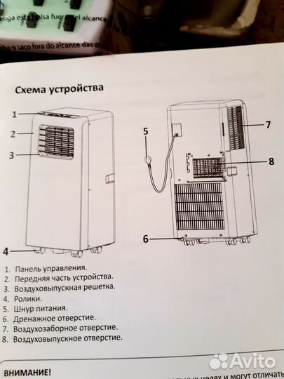 Мобильный кондиционер новый