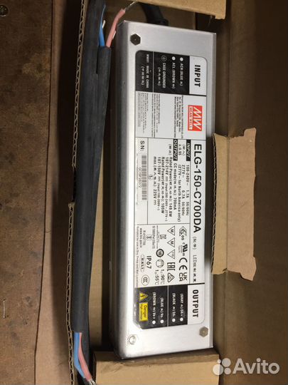 Светодиодный драйвер Meanwell ELG-150-C700DA