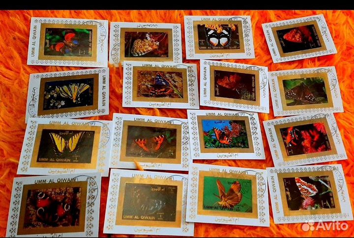 Марки флора и фауна 1971