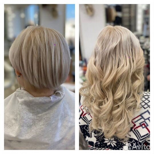 Наращивание волос в разных техниках