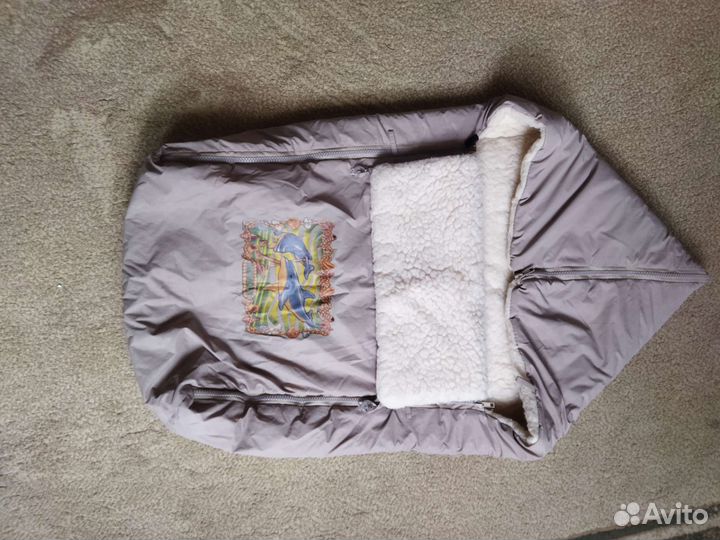 Зимний конверт в коляску