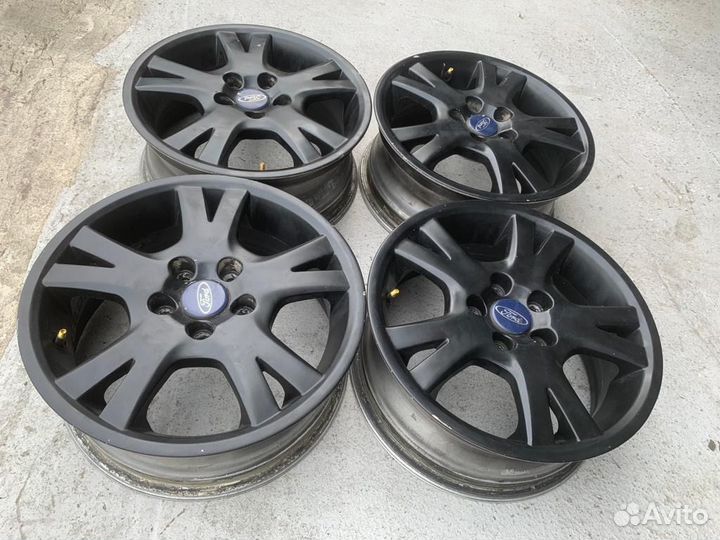 Литые диски на ford r16 черные