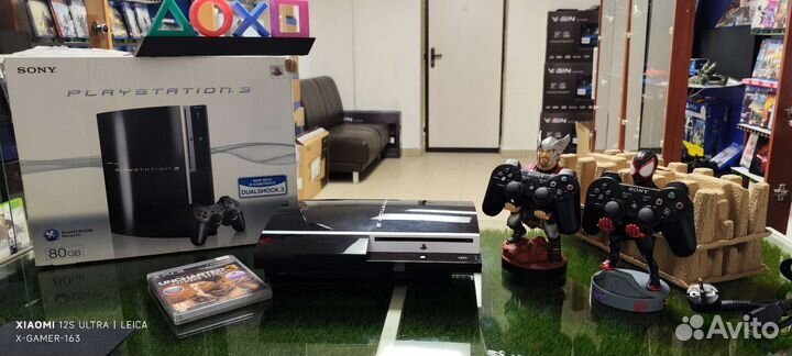 PS3 FAT (80GB) 2 Геймпада/ Оригинал в идеале/Uncha