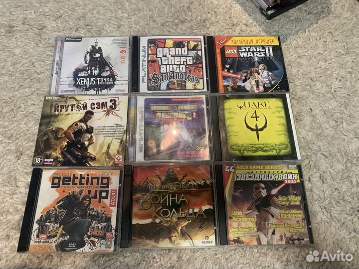 Компьютерные игры на дисках