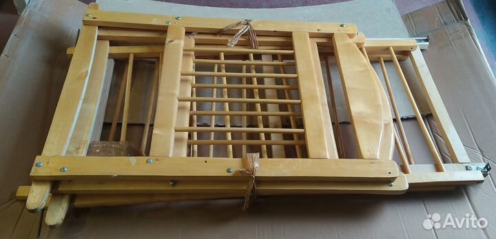 Детская кроватка деревянная