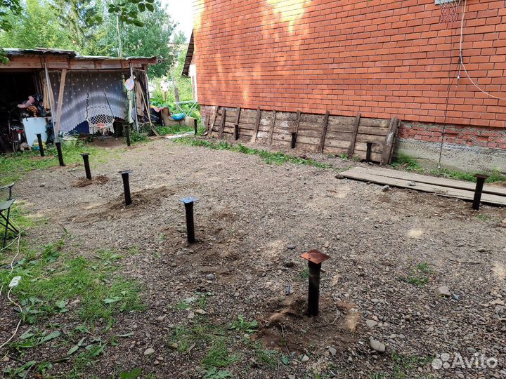 Винтовые сваи под ключ Фундамент на винтовых сваях