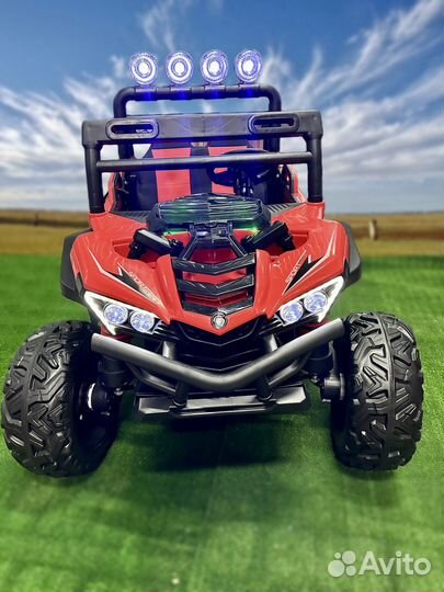 Детский электромобиль баги, двухместные, 4х4