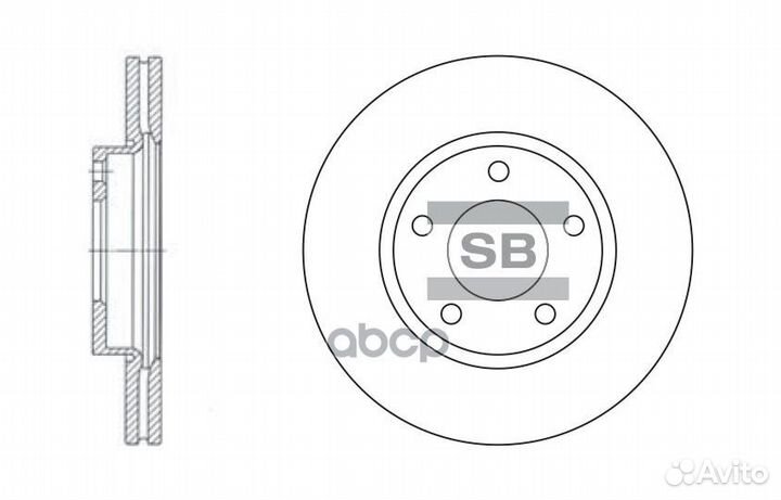 Диск тормозной mazda 3 1.4/1.6 03/mazda 5 15 1