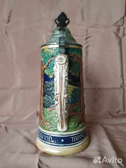 Коллекционная пивная керамическая кружка