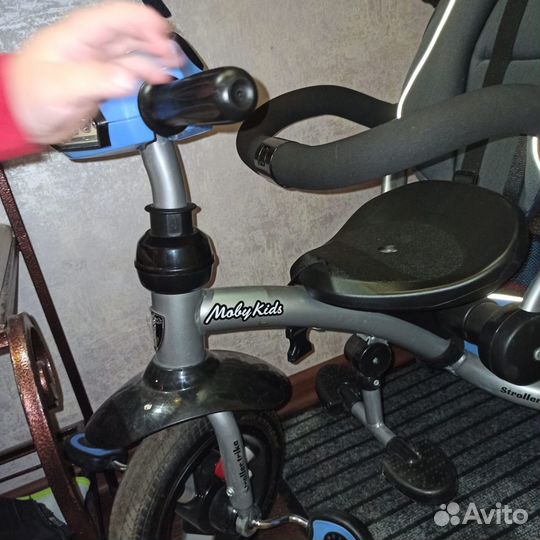 Велосипед трехколесный Moby Kids коляска Stroller